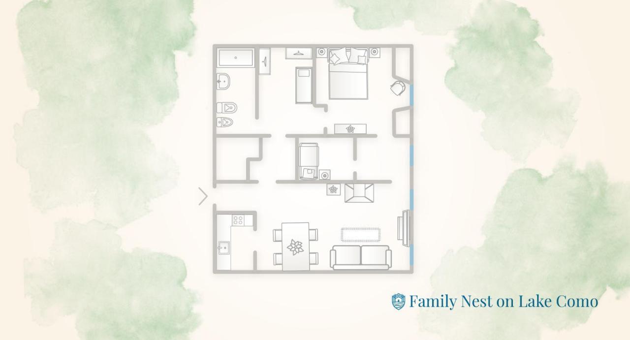Family Nest Overlooking Lake Como - By Rent All Como Argegno Ngoại thất bức ảnh
